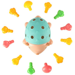 Smyslově vzdělávací montessori modrý ježek