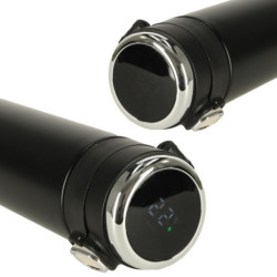 Termohrnek s náustkem LED termoska 420ml, černý