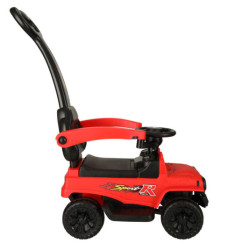 Jízda terénním autem se zvukem a světly, červená