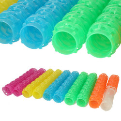 Dlouhá trubková dráha s rychlým vozem 210 prvků