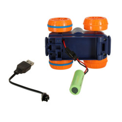 Automobilová závodní dráha s autem 198 prvků