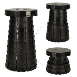 Skládací židle, černá