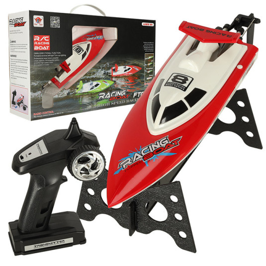 RC loď na dálkové ovládání FT008, červená