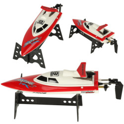 RC loď na dálkové ovládání FT008, červená