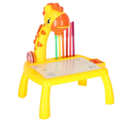 Projektor Kreslící stůl žirafa, žlutý