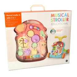 Interaktivní výukový stůl 3v1 pro kočárek