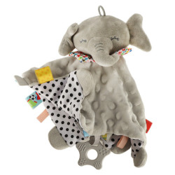 Senzorický maskot šustivý tag slona