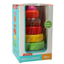 Pyramidová věž vzdělávací smyslové puzzle barevné Montessori