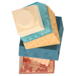 Montessori vzdělávací pyramidová senzorická věž s míčky