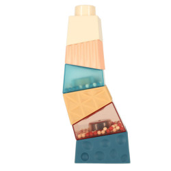 Montessori vzdělávací pyramidová senzorická věž s míčky