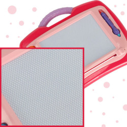 Magnetická tabule na kreslení plnicí pero razítka , růžová