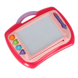 Magnetická tabule na kreslení plnicí pero razítka , růžová