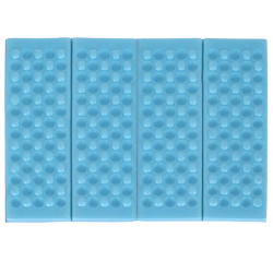 Skládací pěnová podložka pro turistické sezení modrá