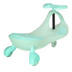 Gravitační horská dráha svítící LED kola, mint