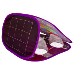 Hra na suchý zip s házením na terč oboustranné šipky sáčky 21el.