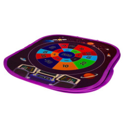 Hra na suchý zip s házením na terč oboustranné šipky sáčky 21el.