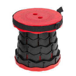 Skládací židle pro domácí zahradu kempování, červená