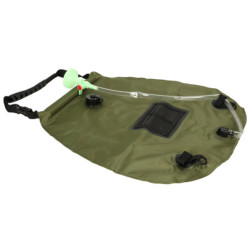 Solární kempingová polní sprcha 20L XXL s teploměrem