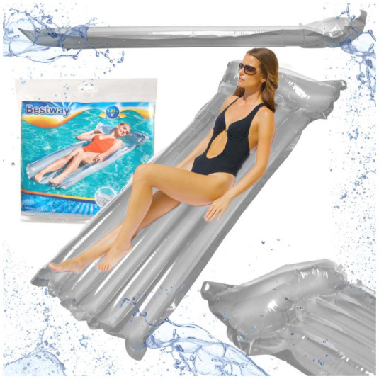 BESTWAY 44013 Nafukovací plavecká matrace šedá