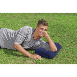 BESTWAY 67121 Cestovní nafukovací velurový polštář námořnická modř