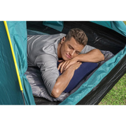 BESTWAY 67121 Cestovní nafukovací velurový polštář námořnická modř