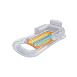 BESTWAY 43028 Nafukovací židle s matrací šedá