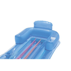 BESTWAY 43028 Nafukovací židle s matrací modrá