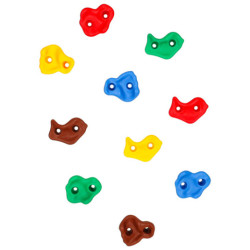 Držáky na lezecké kameny pro děti 10ks