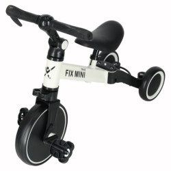 Trike Fix Mini běžecká tříkolka 3v1 s pedály, bílá