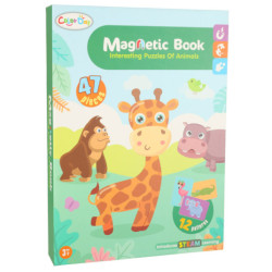 Magnetické puzzle safari zvířata 47el.