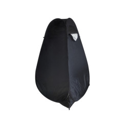 Stanová sprcha šatna přenosný wc černý