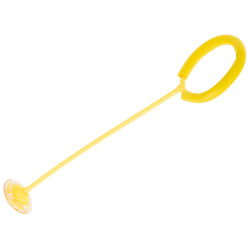 Hula hop noha skákací míč svítící LED, žlutá
