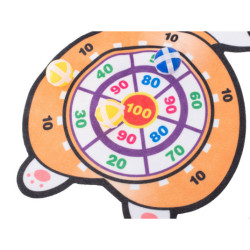 Hra se šipkami na suchý zip bezpečný terč pro šipky corgi