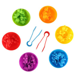 Zvířata safari vzdělávací učení počítat montessori 36el.