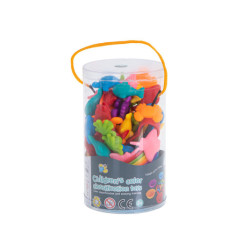 Zvířata safari vzdělávací učení počítat montessori 36el.