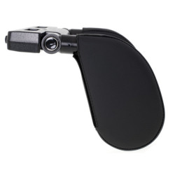 Nastavitelná opěrka hlavy a krku do auta černá