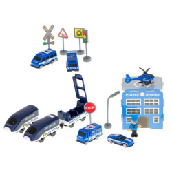 Elektrické vlakové policejní vozy 92 prvků ~300cm