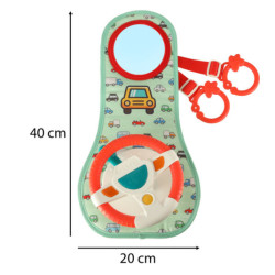 Interaktivní volant do auta se zvukem