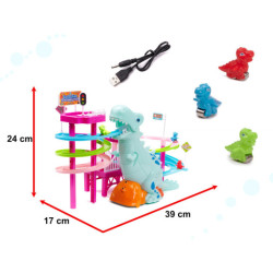 Dinosaur závodní dráha dinosaur zvuky, světla