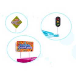 Dinosaur závodní dráha dinosaur zvuky, světla