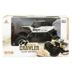 RC auto Rock Crawler 1:12 4WD METAL, stříbrný