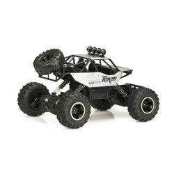 RC auto Rock Crawler 1:12 4WD METAL, stříbrný