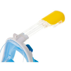 Plná skládací maska se šnorchlem S/M modrá