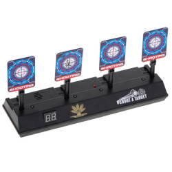 Elektronická terčová deska pro střelbu na 4 digitální terče