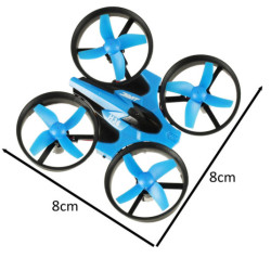Dron RC JJRC H36 mini 2.4GHz 4CH 6 os, modrý
