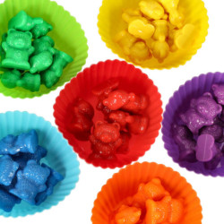 Medvídci vzdělávací učení počítat montessori 44el.