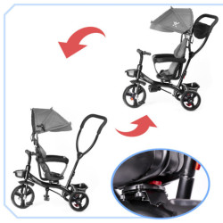 Tříkolka Fix Lite tricycle šedá