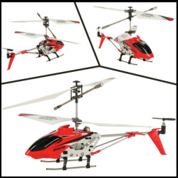 SYMA S107H RC vrtulník 2,4GHz RTF, červený