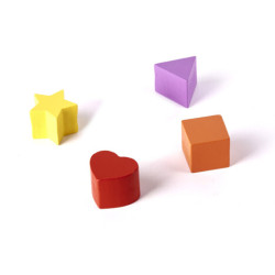 Dřevěná vzdělávací kostka 6v1