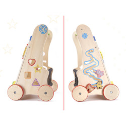 Dřevěná vzdělávací kostka 6v1